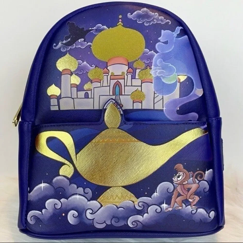 Disney Princess Jasmine Mini Backpack Aladdin Loungefly NWT